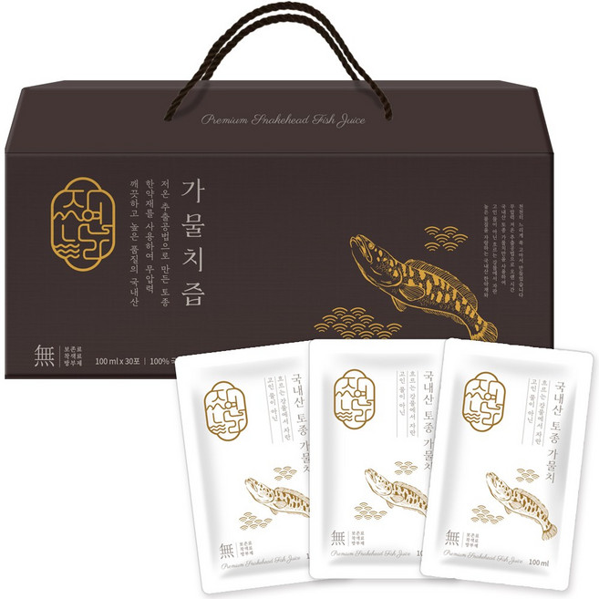 자연나라 국내산 자연산 가물치즙 한방재료 첨가, 30개, 100ml