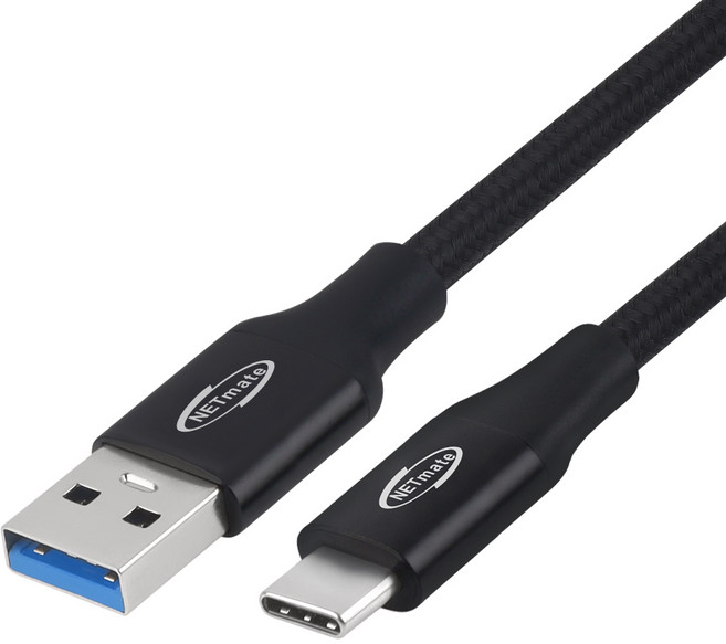 USB3.2 Gen2 A to C 케이블 0.5m 블랙