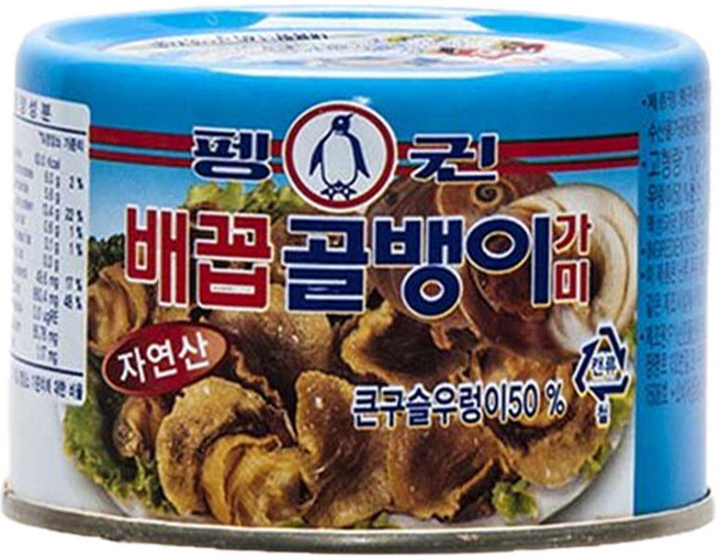 펭귄 배꼽골뱅이140g 10캔, 10개, 140g