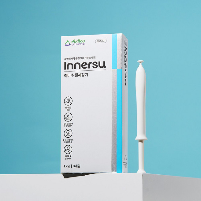 이너수 Y존케어 의료기기 질세정기 8개입, 13.6g, 1개
