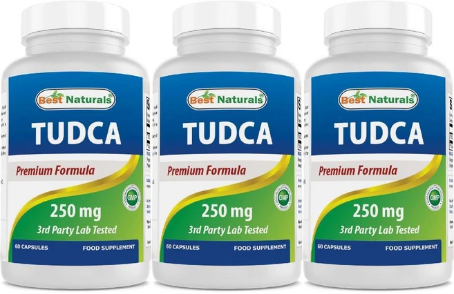 Best Naturals TUDCA 250mg (타우로르소데옥시콜산) - 베지 캡슐 60정 2개월분, 60 카운트(3개들이 팩) - 쿠팡