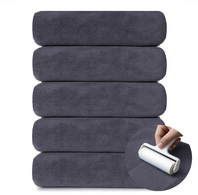 연화삼월 호텔 수건 40수 수건 10장 무형광 OEKO-TEX 알러지/진드기 방지 항균인증 세면 타올 수건 집들이 선물 400GSM 세면 타올, 5개, 01다크그레이