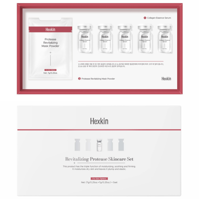 헤스킨 리바이탈라이징 프로테아제 스킨케어 세트, 1세트