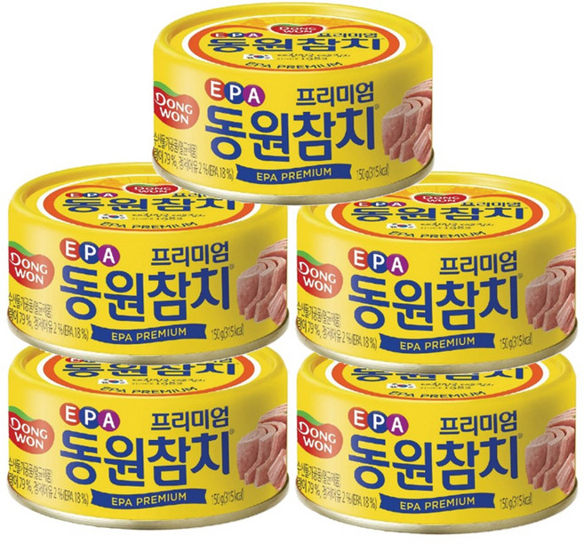 동원EPA참치 150그램, 150g, 5개