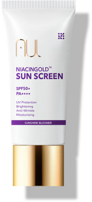 에이유엘 나이아신골드 선스크린 SPF50+ PA++++ / 수분 진정 보습 자외선차단 무기+유기 자차, 30ml, 1개