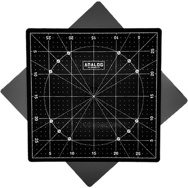 회전 커팅매트 셀프힐링 컷팅 패드 데스크, 블랙