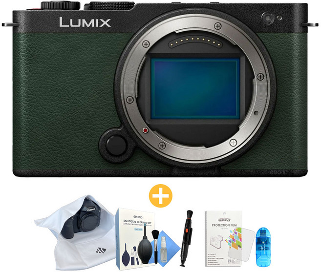 [포토리뷰이벤트] 파나소닉 루믹스 DC-S9 다크 올리브 + 악세사리 5종 패키지(렌즈 클리닝펜/포켓융/청소키트/리더기/보호필름)