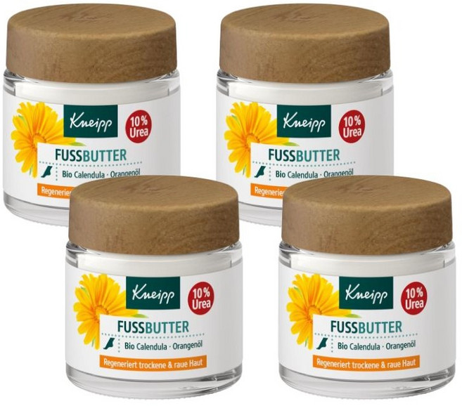 독일 내수용 Kneipp 크나이프 리제너레이팅 풋버터 발크림 유레아 10% Regenerating Foot Butter 10% Urea, 4개, 100ml