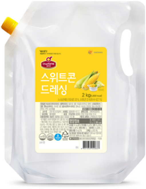 냉장 대상 쉐프원 스위트콘드레싱 2kg 1box (5입), 5개