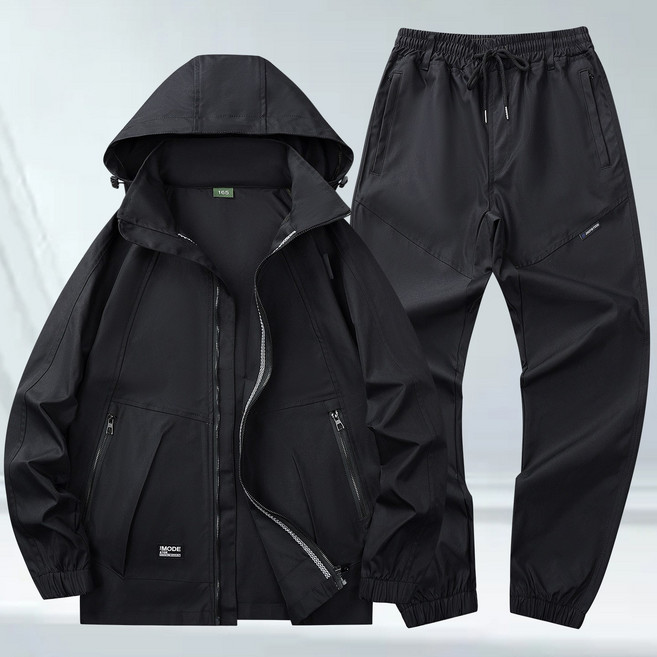 스타일닥터 남성 봄가을 작업복 방풍 방수 세트 내구성 좋은 등산복 낚시복 수리복 스포츠 상하의 세트
