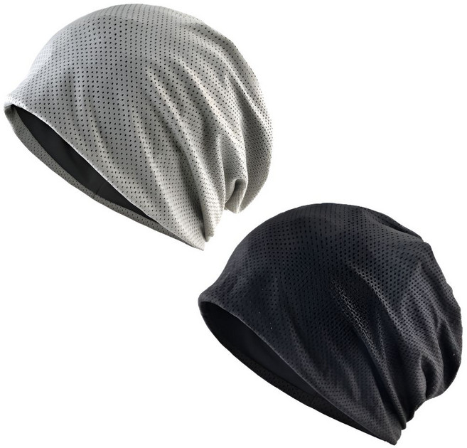 오제브 쫀쫀한 쿨링 남자 여름 메쉬 비니모자 2개