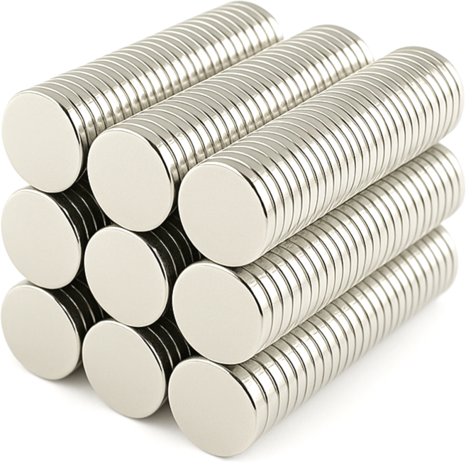 마니코 원형자석 15mm X 2mm 네오디움 자석 원형 붙이는 부착식 마그네틱 지름15mm X 두께2mm, 50개