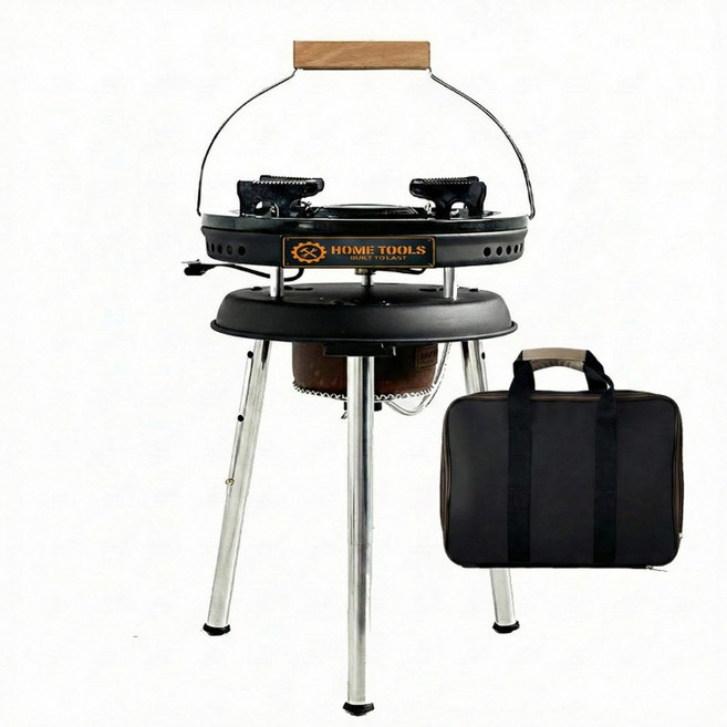 제라버너 이소가스 부탄가스 호스버너 거치대세트 고화력 스토브 그리들버너 캠핑용 휴대용 1구, 상세페이지 참조, 1개