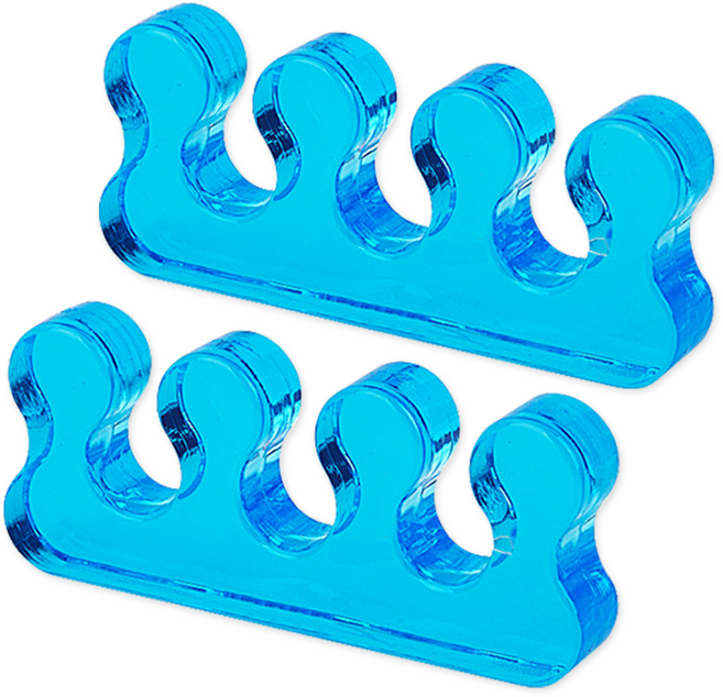 [경락 자극] 풋케어 말랑한 젤리 실리콘 발가락 벌리개 +운동밴드(2종키트), 1개, CR1011-A