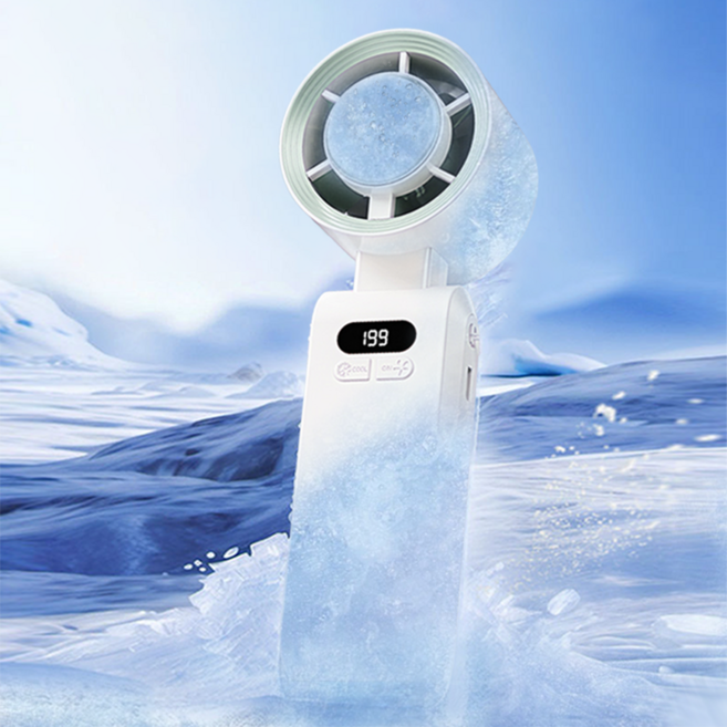 휴대용 급속 냉각 무소음 199단 조절 선풍기 Z80, 화이트