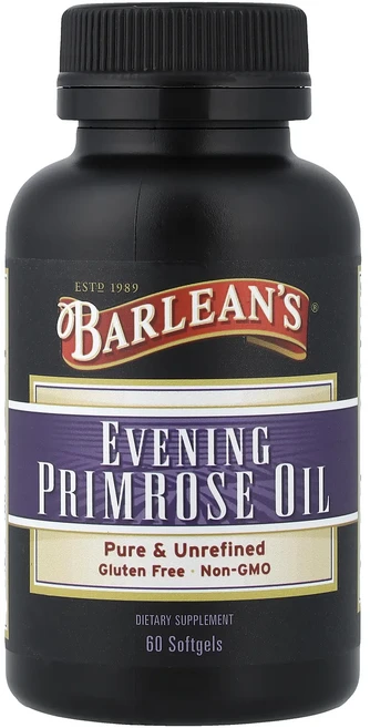 프리미엄상품 Barlean's 달맞이꽃 오일 소프트젤 60정 부모님챙기세요, Barleans 달맞이꽃 오일 소프트젤 60정, 1개 - 쿠팡