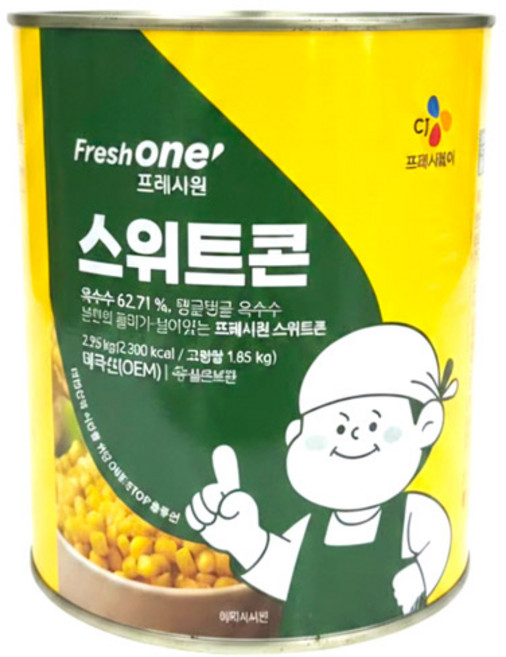 (무)프레시원 스위트콘(실온 2.95kg)X1개, 2.95kg, 1개