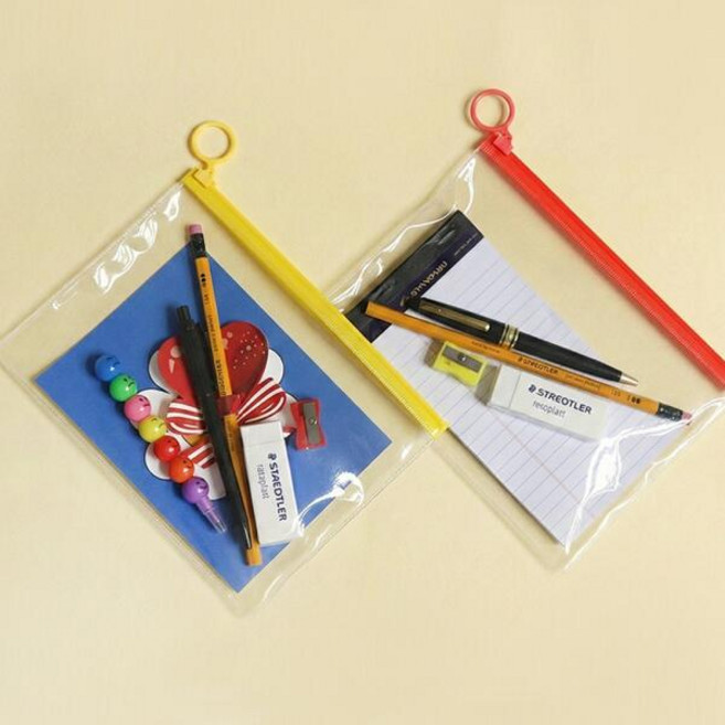 스테들러 문구 학용품 선물 세트 구디백 지퍼백 2종 답례품 단체 입학 졸업 신학기 새학기 준비물 학원 템, 1개, 3.컬러버전+이름스티커