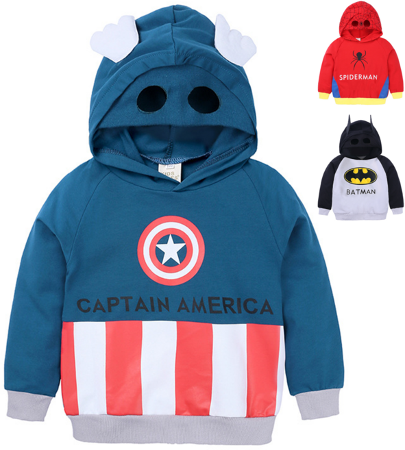 [아빠빠키즈]100호~140호 어벤져스 후드티셔츠