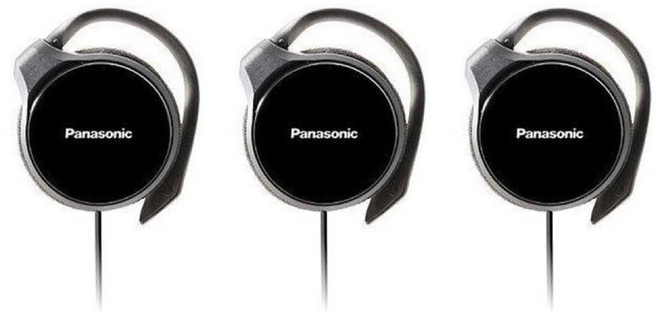 파나소닉 귀걸이형 헤드폰 3p, BK
