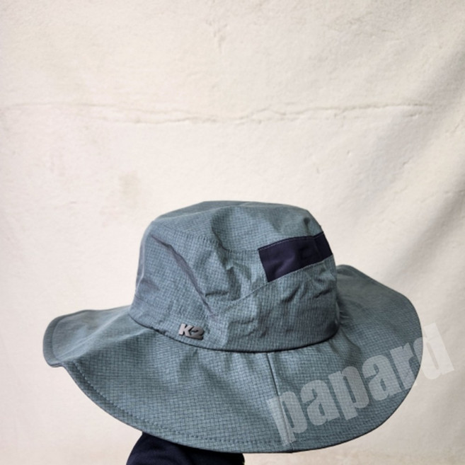 [국내매장판] K2 등산모자 낚시모자 2L HAT_Light Blue 접이식 귀마개 포함, 1개