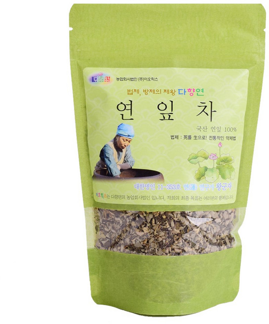 [다향연] 왕군자명인의 실속 파우치형 연잎차 35g, 1개입, 1개