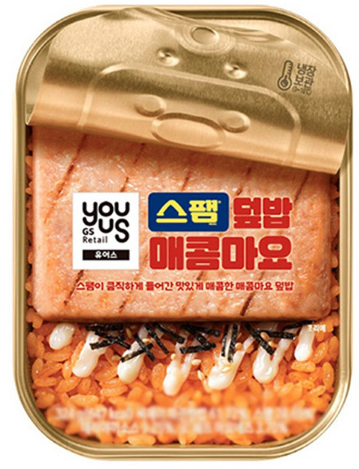 스팸매콤마요덮밥 324g x 3개