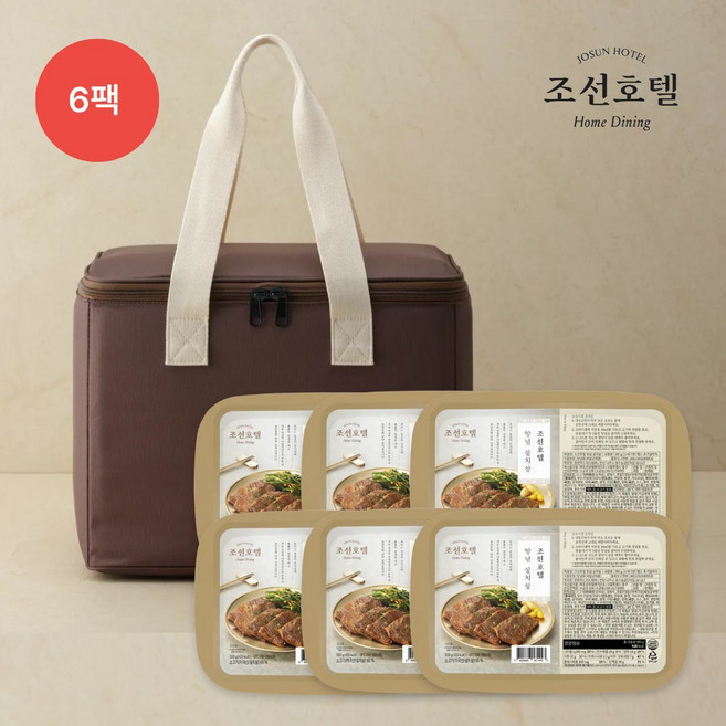 조선호텔 살치살 300g 6팩 x 보냉백 세트, 6개