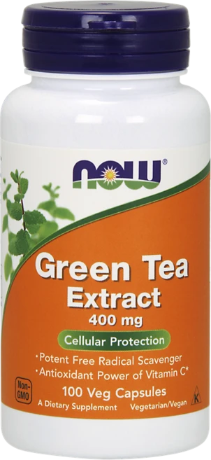 나우푸드 그린 티 추출물 400mg 베지 캡슐, 1개, 100정 - 쿠팡