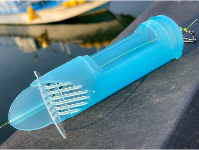 플라스틱 카고 집어통 집어제 고등어 삼치 학꽁치 볼락 전갱이 숭어 전어 곤쟁이통, 1개