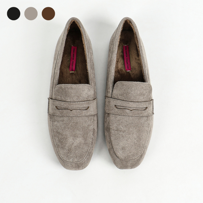 여성 겨울 방한 안감 털 로퍼 PZ-8812-1-SWFR