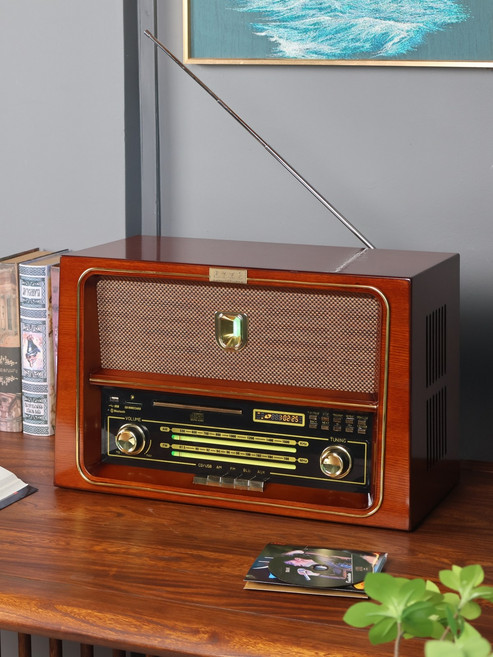 진공관 빈티지 라디오 클래식 스피커 옛날라디오, CR-063 S Radio 월넛