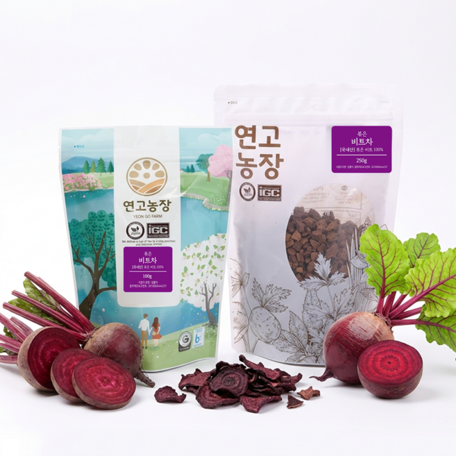 연고농장 수제 볶은 비트차, 250g, 1개입, 1개