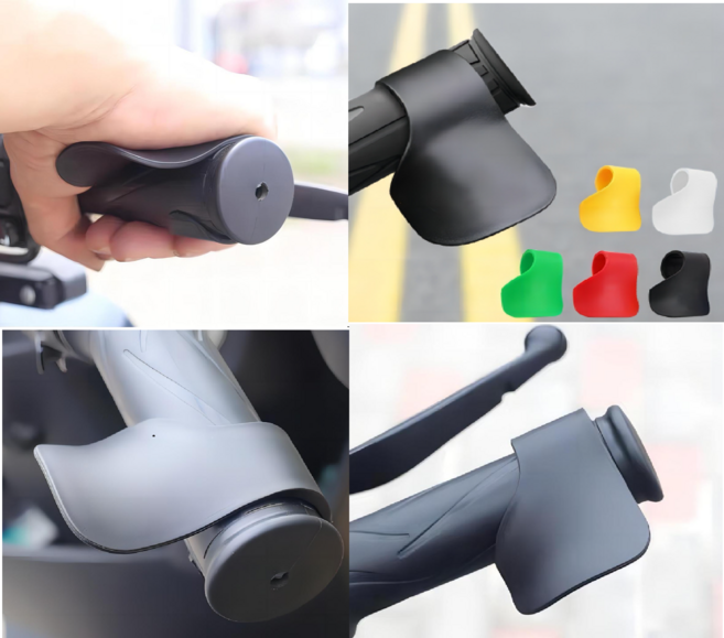 오토바이 보조 엑셀그립 스로틀 어시스트, 블랙, 1개