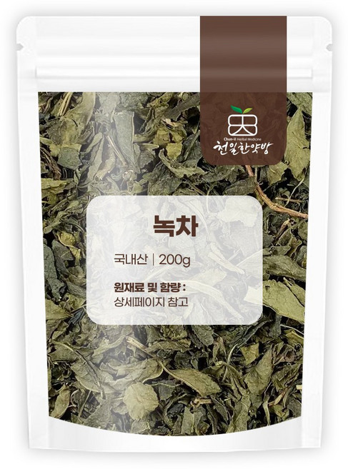 (국산) 햇녹차 보성녹차 건조 녹차잎, 200g, 1개