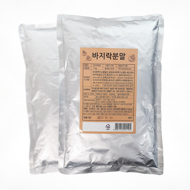 산노을 바지락 분말가루 칼국수 국물용, 1개, 1kg