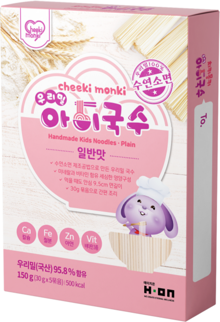 치키몽키 우리밀 아이국수, 150g, 1개, 일반맛