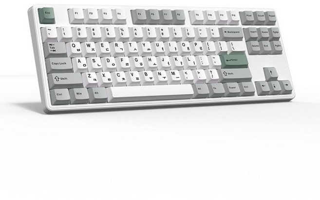 한성컴퓨터 GK797PRO 유무선 기계식 메탈 화이트 (에그스톤 도각), 메탈화이트, (1년AS) GK797PRO 에그스톤 도각