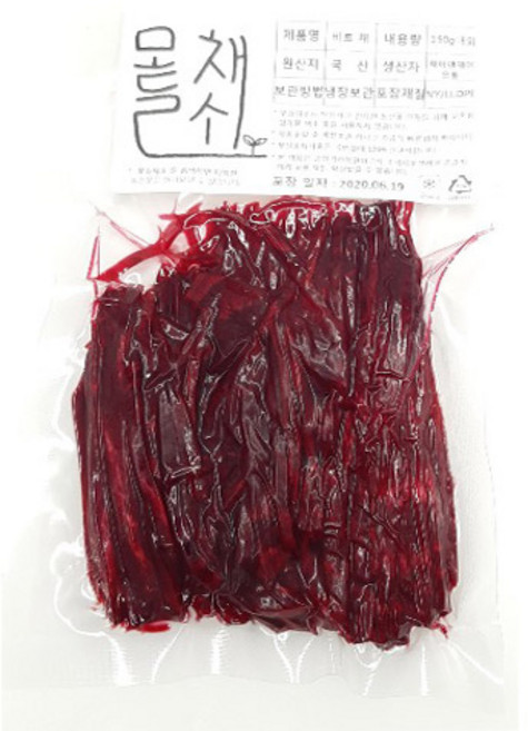 모들채소 비트 채 썰기, 1개, 비트 채 썰기 500g