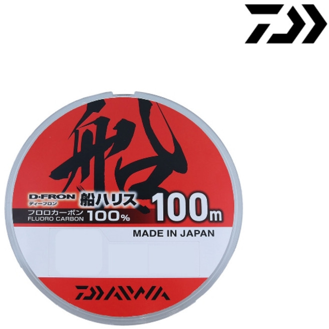 다이와 D프론 선 하리스 2.5호 카본쇼크리더 선상목줄, 1개, 2-100