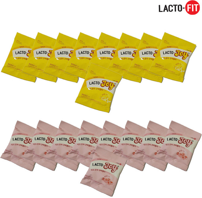 종근당 락토조이 유산균젤리 2가지맛 믹스, 25g, 18개
