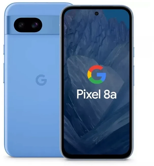 Google Pixel 8a 글로벌 버전 AI 스마트폰 Google Tensor G3 64 MP 쿼드 PD 와이드 카메라 120Hz OLED 디스, 01 China Mainland, 02 8GB 128GB, 01 Blue