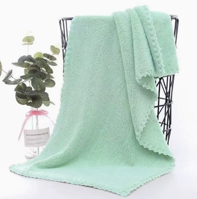 리쿠 비치타월 비치타올 소형+대형 2종 세트, 1세트, 민트