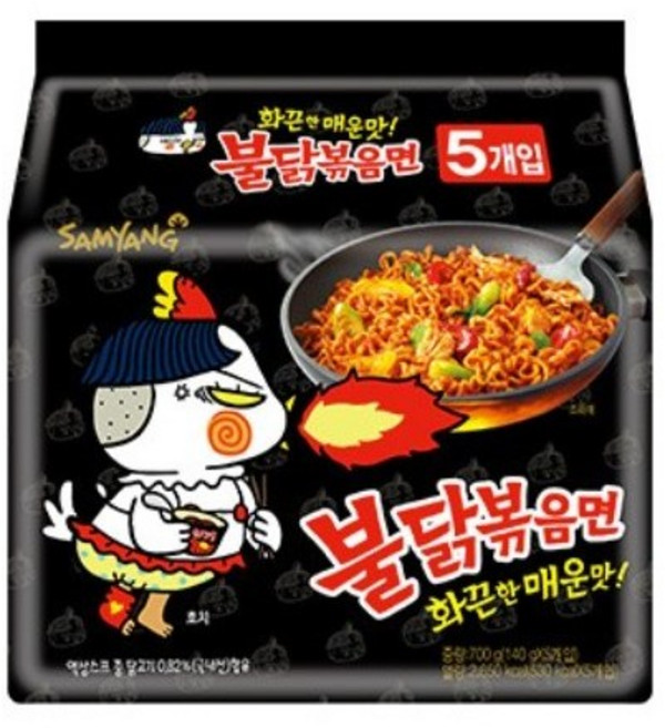 삼양 불닭볶음면 5입, 1개