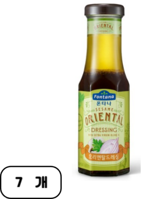 폰타나 오리엔탈 드레싱, 270g, 7개
