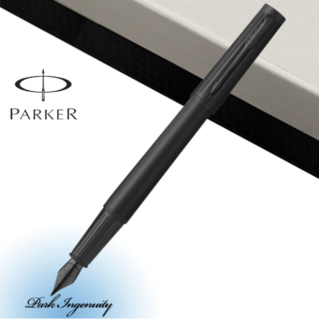 파카 인제뉴어티 매트 블랙 BT 만년필 / 무료선물포장, F촉(보통촉), 각인안함