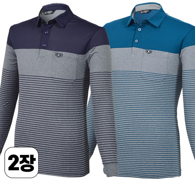 워킹맨 아울렛 1+1 봄 가을시즌 남성용 긴팔 데일리 카라티 일상복 근무복 외출복 작업복 A240