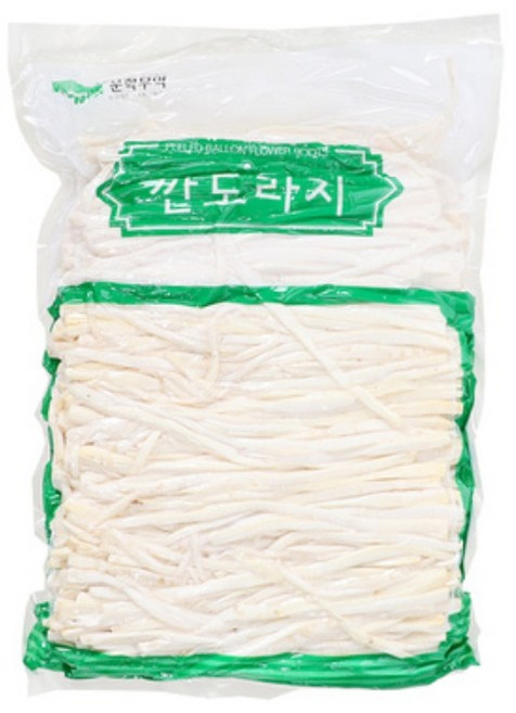운학무역 운학 깐도라지 2Kg 5팩 탈피 수입산 중국산 정과용 통도라지 채도라지 이강산닷컴, 5개
