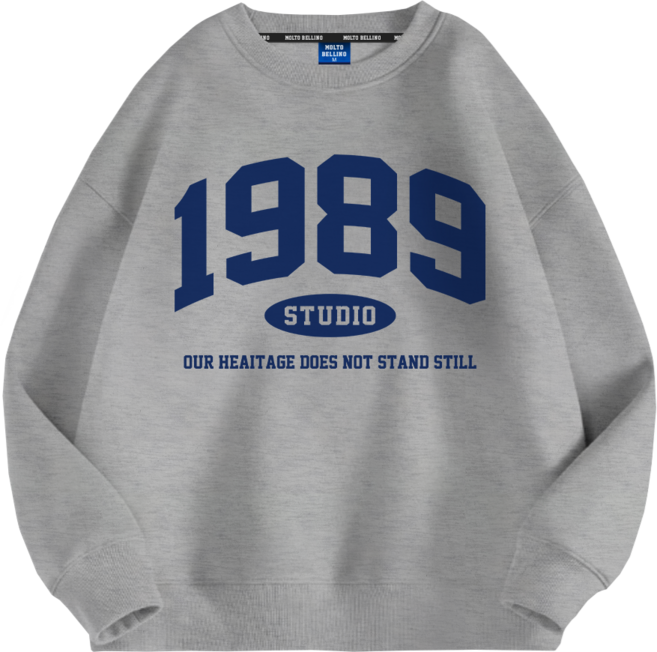 몰토벨리노 스튜디오1989 스탠다드핏 맨투맨