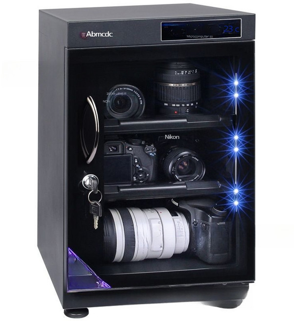 50L 40L 35L 카메라 렌즈 보관 제습함 냉장고 전자 디지털 냉장고 방습 습기 제거 소형 대형, 40L 새로운 디지털 디스플레이 전자 시계